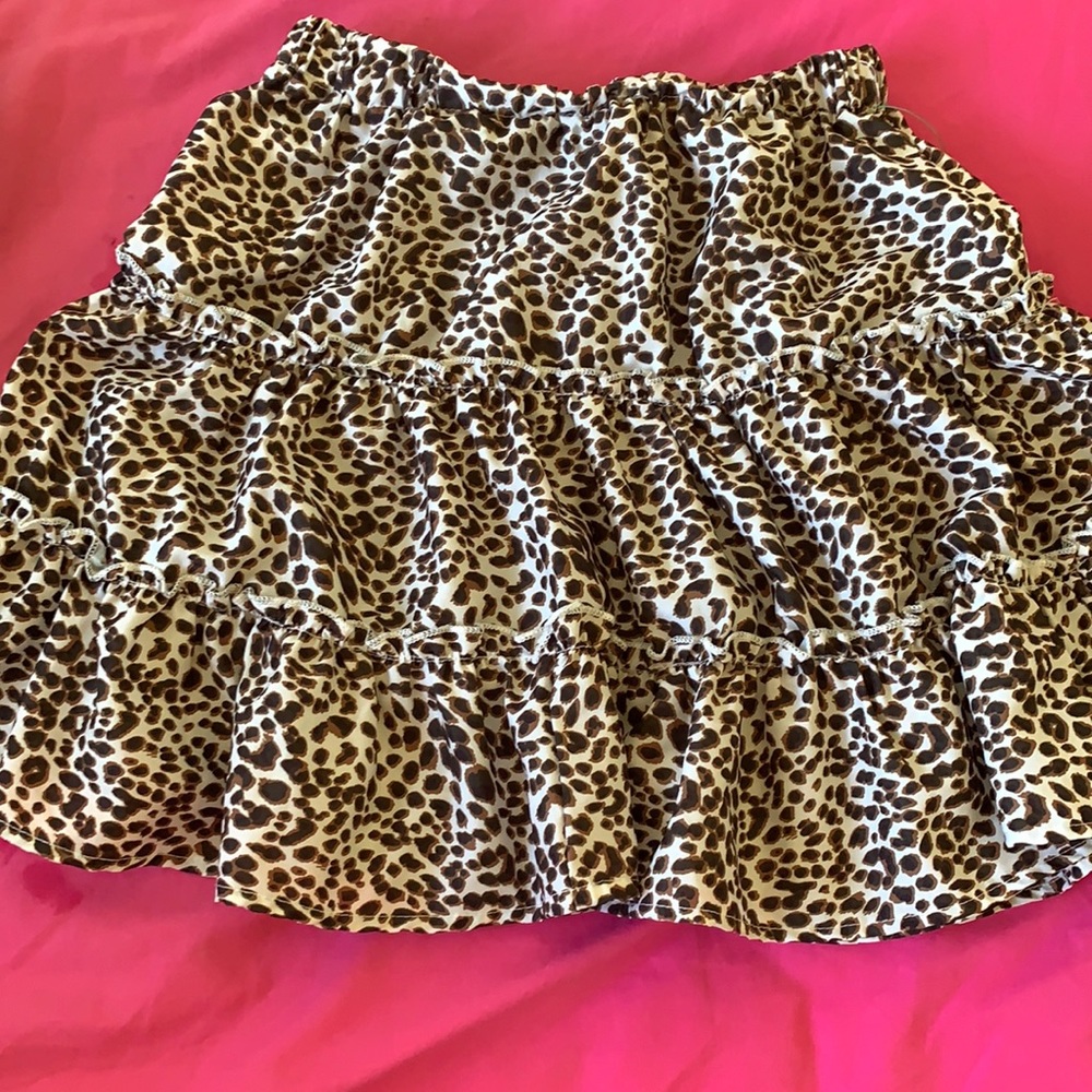 Cheeta print woman’s skirt